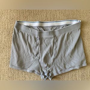 Mack Weldon grey trunk boxer briefs Large